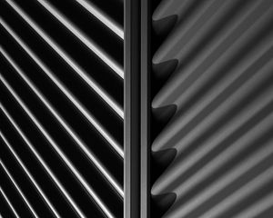 Preview wallpaper stripes, diagonal, bw, surface