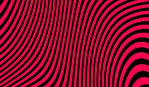 Preview wallpaper stripes, distortion, abstraction, pink