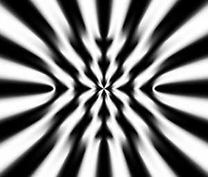 Preview wallpaper stripes, distortion, abstraction, black and white