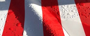 Preview wallpaper stripes, drops, water, surface, red, white