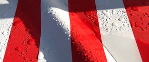 Preview wallpaper stripes, drops, water, surface, red, white