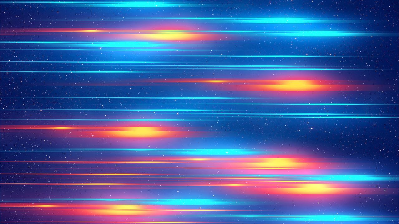 Wallpaper stripes, glow, bright, colorful, abstraction