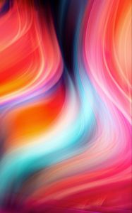 Preview wallpaper stripes, gradient, colorful, blur, distortion, art