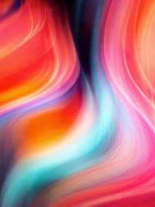 Preview wallpaper stripes, gradient, colorful, blur, distortion, art