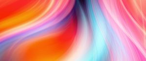 Preview wallpaper stripes, gradient, colorful, blur, distortion, art