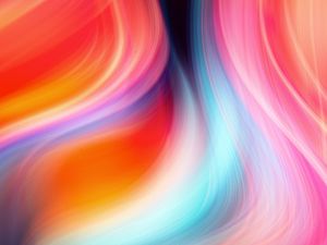 Preview wallpaper stripes, gradient, colorful, blur, distortion, art