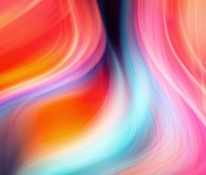 Preview wallpaper stripes, gradient, colorful, blur, distortion, art