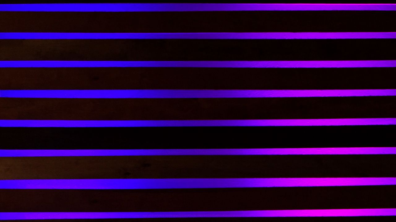 Wallpaper stripes, gradient, neon, black