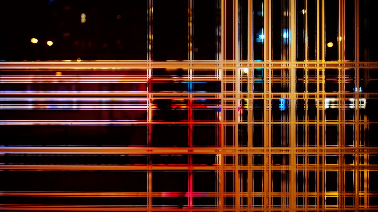 Wallpaper stripes, intersection, cage, abstraction