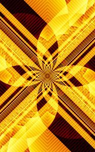 Preview wallpaper stripes, intersection, pattern, yellow, abstraction