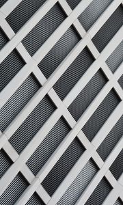 Preview wallpaper stripes, lattice, facade, white