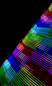 Preview wallpaper stripes, lines, colorful, black