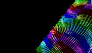 Preview wallpaper stripes, lines, colorful, black