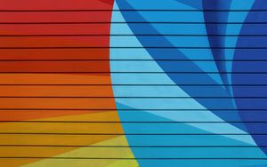 Preview wallpaper stripes, lines, colorful, paint