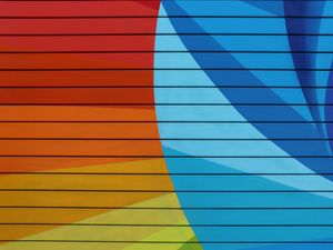 Preview wallpaper stripes, lines, colorful, paint