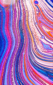 Preview wallpaper stripes, lines, colorful, sequins, wavy