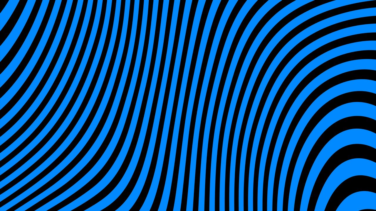 Wallpaper stripes, lines, distortion, abstraction, blue