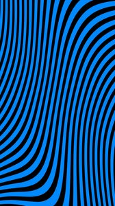 Preview wallpaper stripes, lines, distortion, abstraction, blue