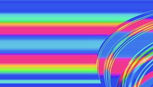Preview wallpaper stripes, lines, distortion, colorful, bright, abstraction