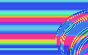 Preview wallpaper stripes, lines, distortion, colorful, bright, abstraction
