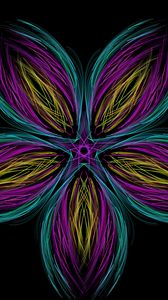 Preview wallpaper stripes, lines, fractal, colorful, abstraction