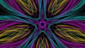 Preview wallpaper stripes, lines, fractal, colorful, abstraction