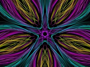 Preview wallpaper stripes, lines, fractal, colorful, abstraction