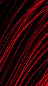 Preview wallpaper stripes, lines, glow, red