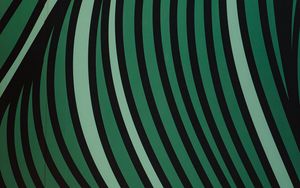 Preview wallpaper stripes, lines, green, wavy
