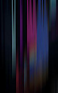 Preview wallpaper stripes, lines, neon, backlight, dark