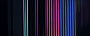 Preview wallpaper stripes, lines, neon, backlight, dark