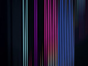 Preview wallpaper stripes, lines, neon, backlight, dark