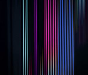 Preview wallpaper stripes, lines, neon, backlight, dark