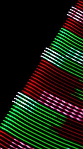 Preview wallpaper stripes, lines, neon, backlight, black