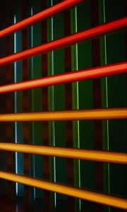 Preview wallpaper stripes, lines, neon, colorful, glow