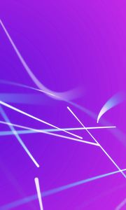 Preview wallpaper stripes, lines, neon, gradient, purple