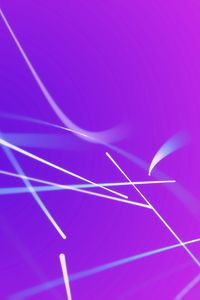 Preview wallpaper stripes, lines, neon, gradient, purple