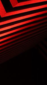 Preview wallpaper stripes, lines, red, dark