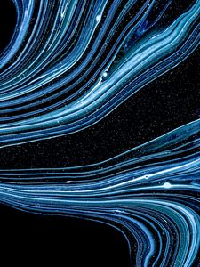 Preview wallpaper stripes, lines, sequins, blue, black