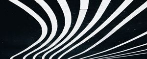 Preview wallpaper stripes, lines, winding, black and white, paint, spots
