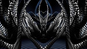 Preview wallpaper stripes, mesh, volume, abstraction