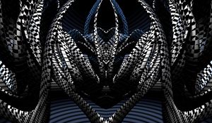 Preview wallpaper stripes, mesh, volume, abstraction