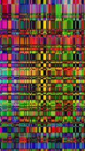 Preview wallpaper stripes, mosaic, distortion, abstraction, colorful