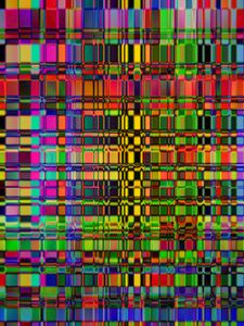 Preview wallpaper stripes, mosaic, distortion, abstraction, colorful