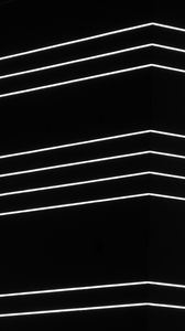 Preview wallpaper stripes, neon, black, backlight