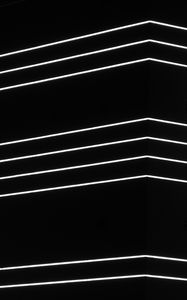 Preview wallpaper stripes, neon, black, backlight