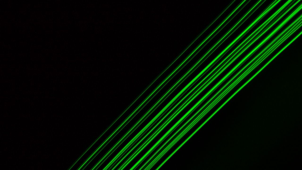 Wallpaper stripes, neon, glow, green, black