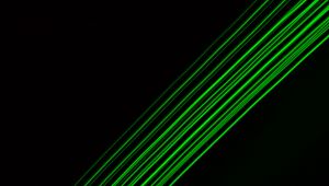 Preview wallpaper stripes, neon, glow, green, black
