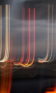 Preview wallpaper stripes, neon, long exposure, distortion