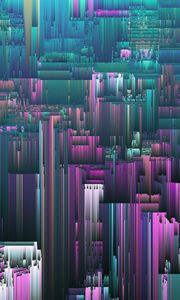 Preview wallpaper stripes, noise, glitch, abstraction, colorful